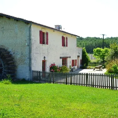 Ancien Moulin Renove Avec Piscine Et Jardin, Ideal Familles, Vignobles Du Cognac - Fr-1-653-88