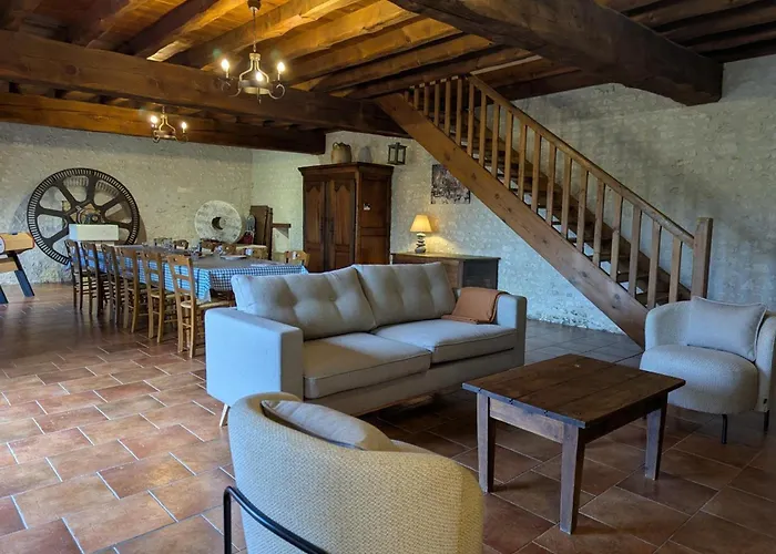 Ancien Moulin Rénové Avec Piscine Et Jardin, Idéal Familles, Vignobles Du Cognac - Fr-1-653-88 Сasa de vacaciones *